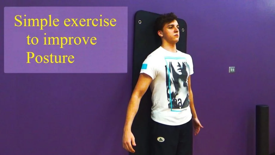 A few minutes of this exercise can help improve your posture