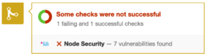 node.js securyty platform github fail