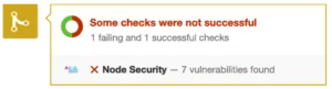 node.js securyty platform github fail