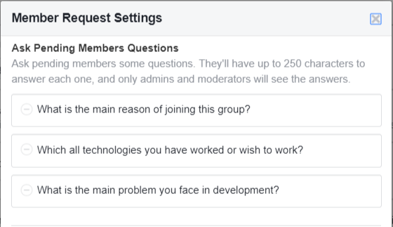 member request questions