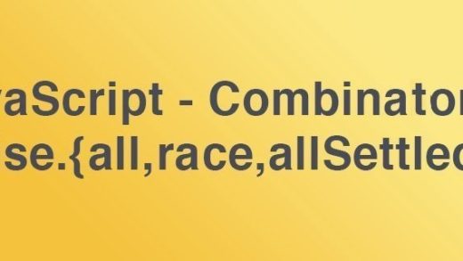 JavaScript Promise combinators: race, all, allSettled, any