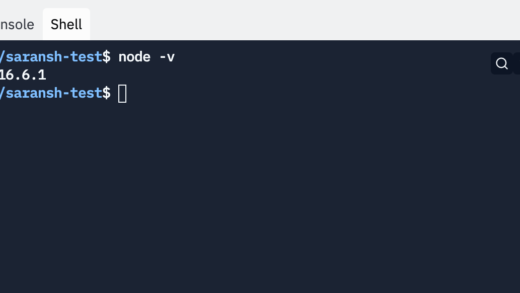 node.js version repl